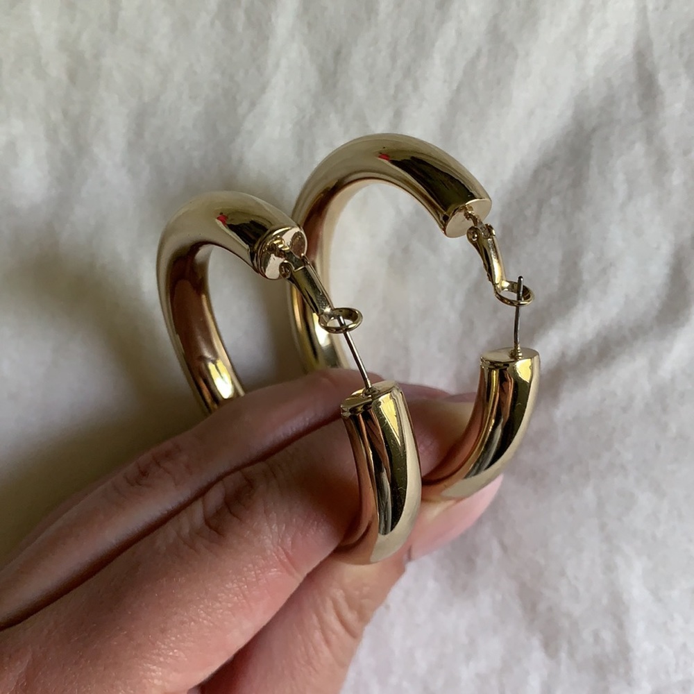 Gold Hoops - image 2